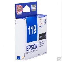 爱普生（Epson）T1191 大容量黑色墨盒 C13T119180（适用650FN/70/1100）